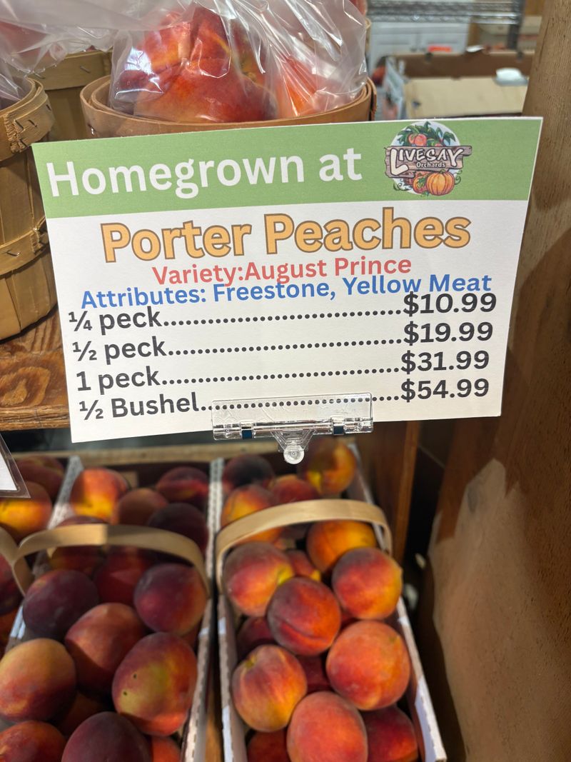 Fresh Peaches at Their Peak