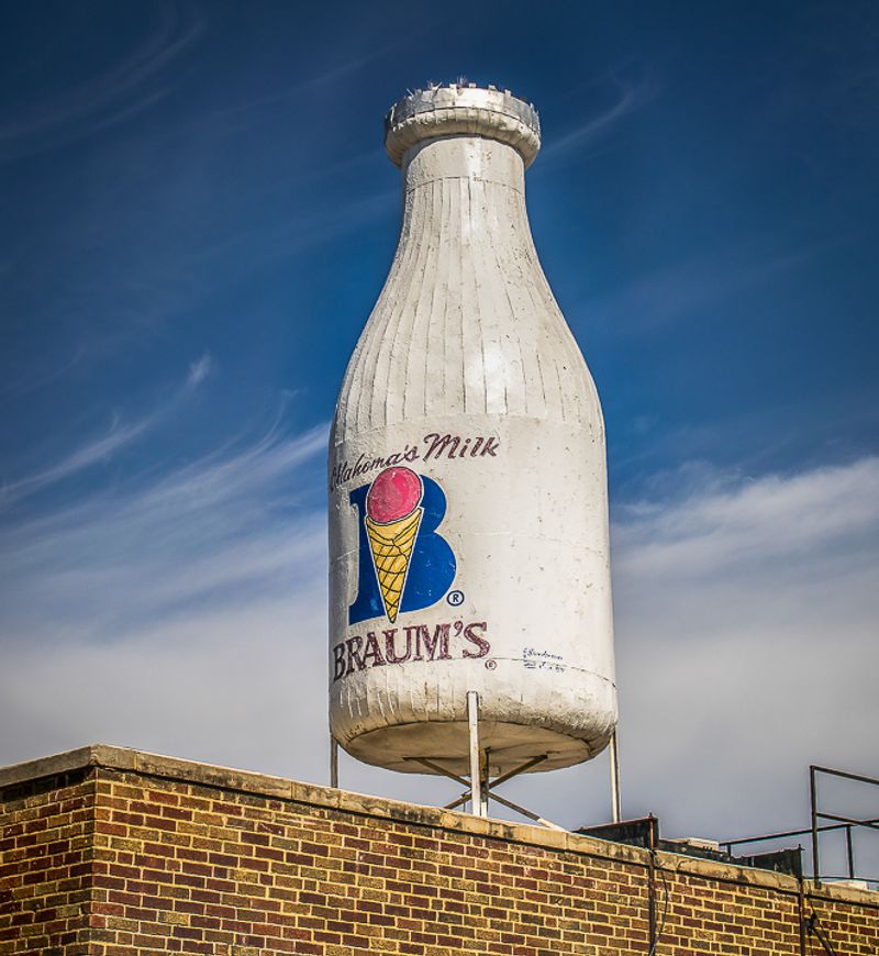 The Giant Milk Bottle That Steals The Show