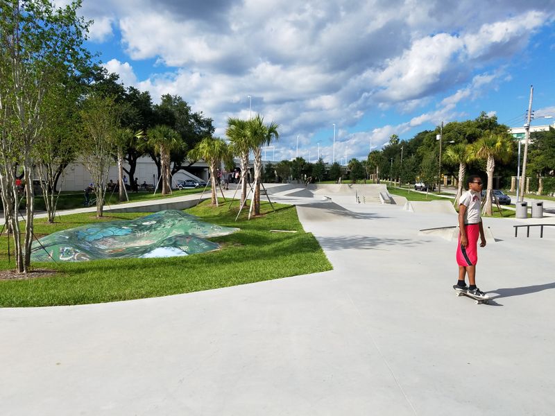 Skate Park With Real Flow