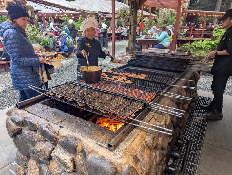 Alder-Grilled Wild Salmon, Glaze Optional
