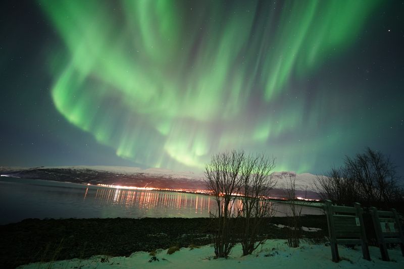 Northern Lights in Tromsø, Norway: The sky goes full theater kid