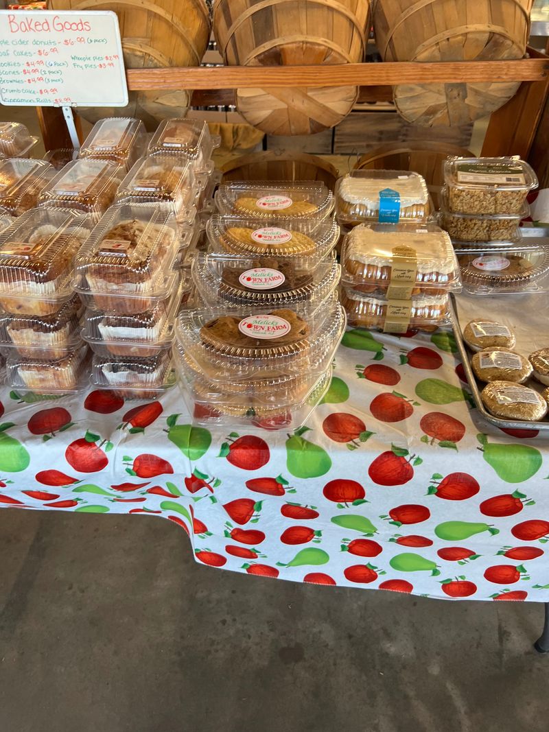Cider donuts and baked goods