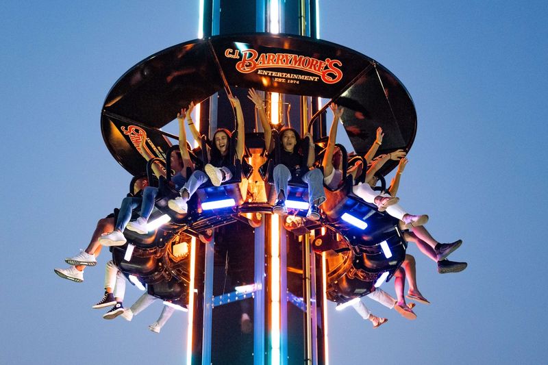 Drop Tower, Zipline, And Sky-High Views