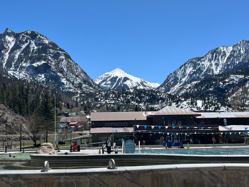Ouray - Hot springs under snowy San Juan peaks