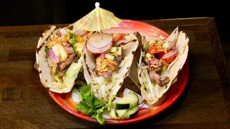 Thai Tacos, Patio Crowd-Pleaser