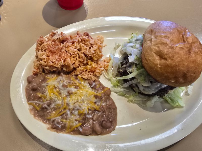 The Green Chile Double Smash Burger