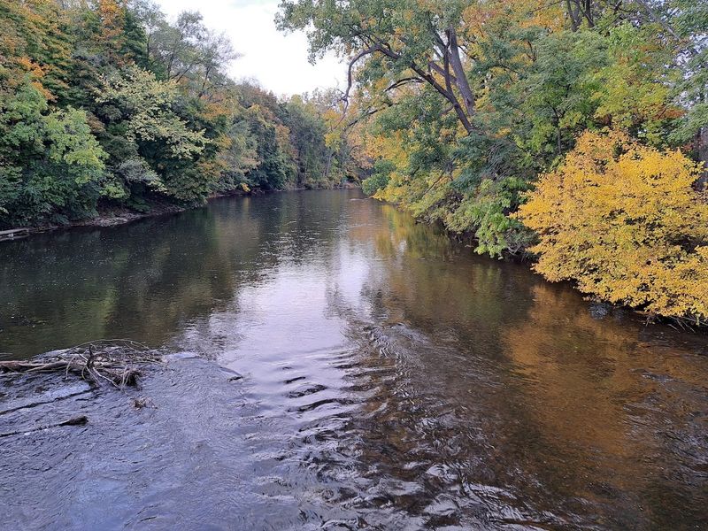 The Huron River as a Backdrop
