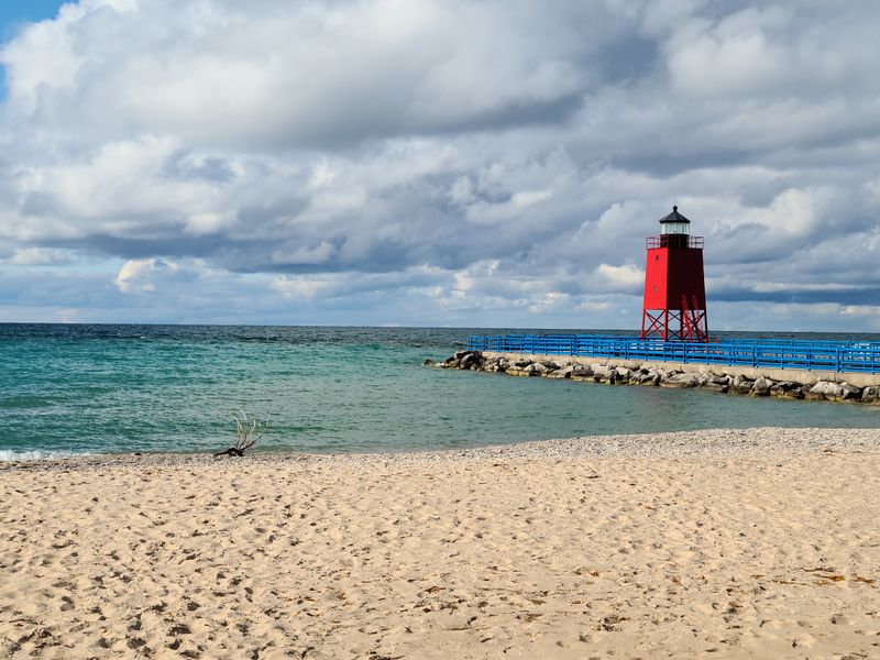 Lake Michigan’s Stone Pocket at Michigan Beach