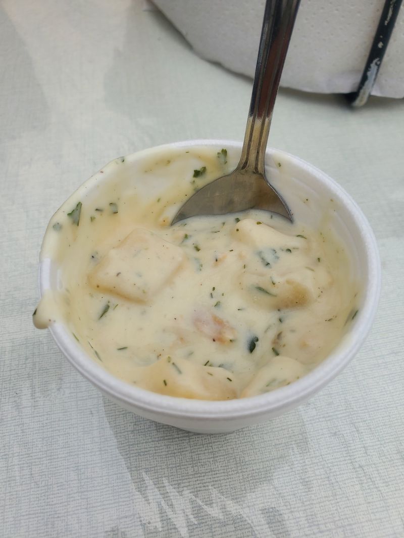 Clam Chowder, Small Cup Big Comfort