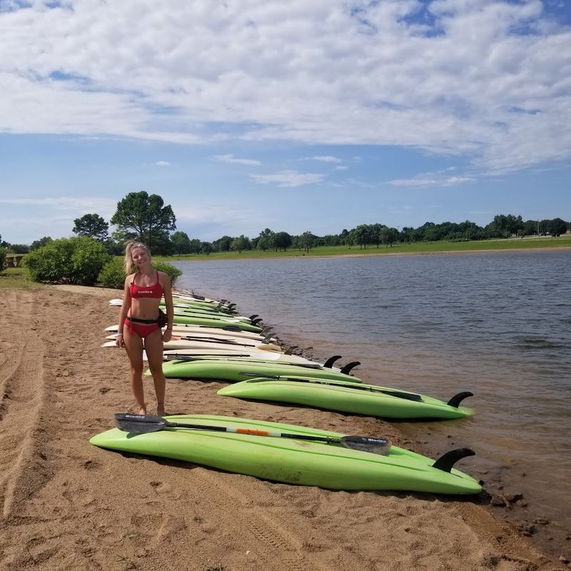 Kayaking and Paddleboarding on Keystone Lake