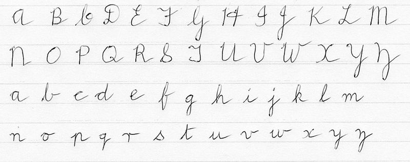 Cursive Handwriting Classes