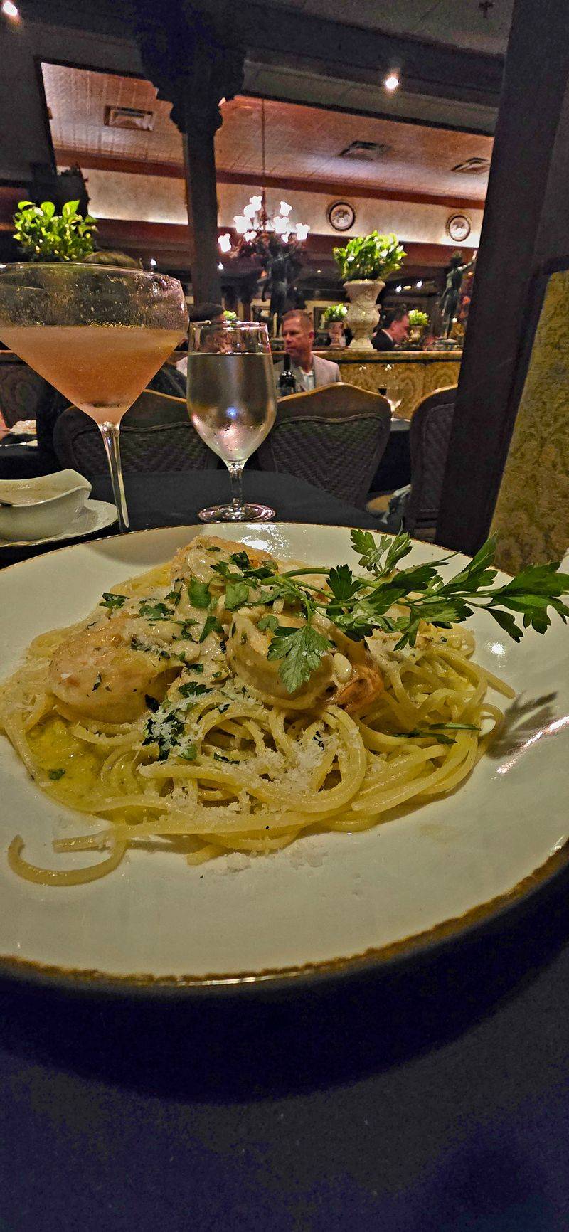 Seafood Linguini With Lobster And Shrimp