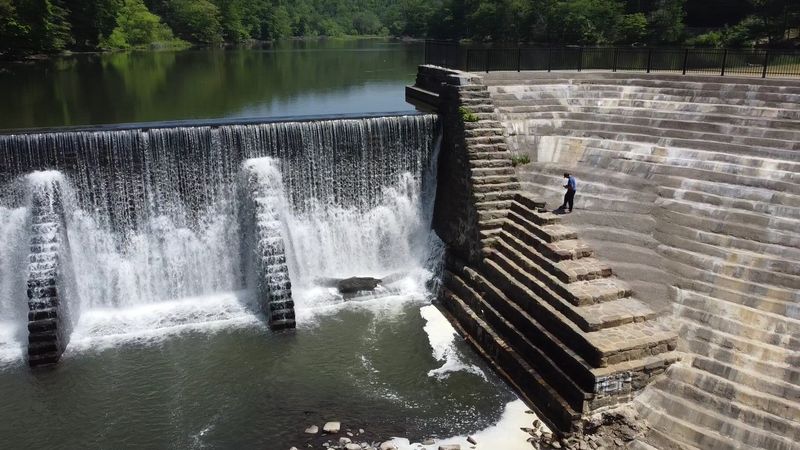 Lake Solitude Dam & Falls (High Bridge)