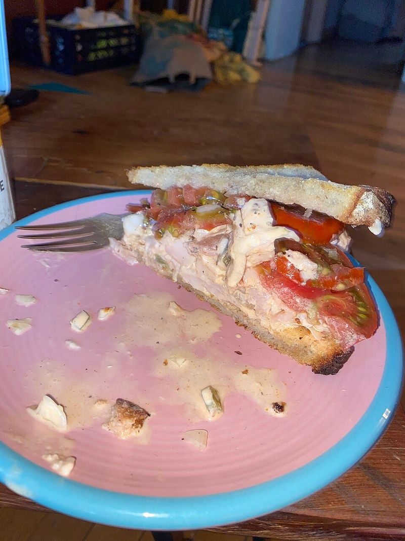 Chicken Salad on Toast