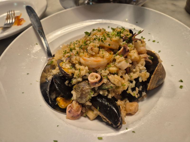 Seafood Risotto With Serious Cargo