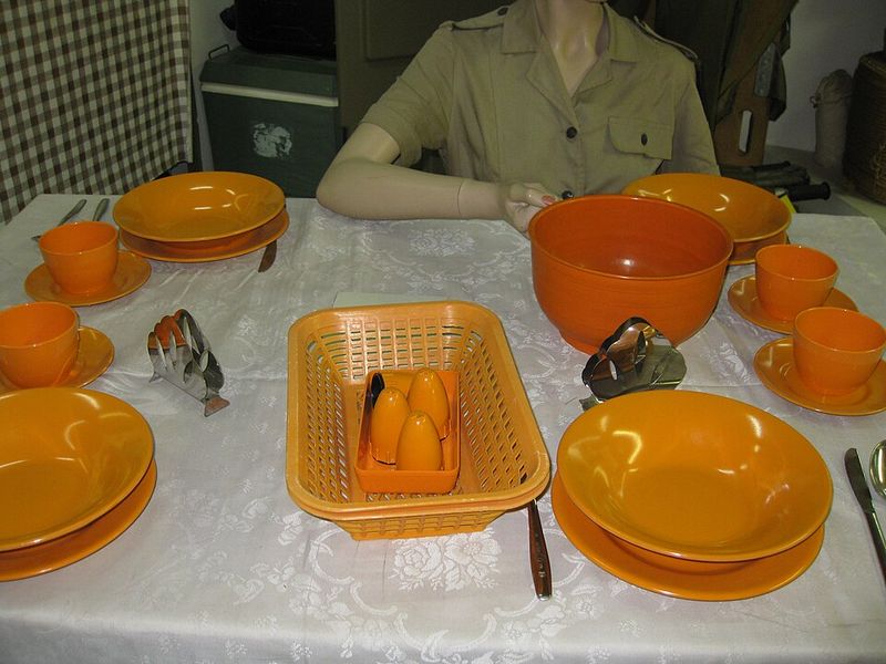 A Tablecloth with a Plastic Cover