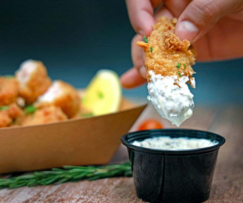 Fish Sticks with Tartar Sauce