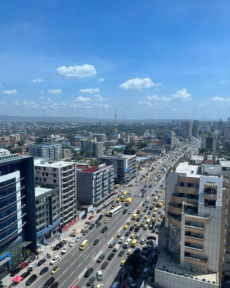 Kinshasa, DR Congo - Limited paved roads and lack of formal transit infrastructure severely restrict urban mobility