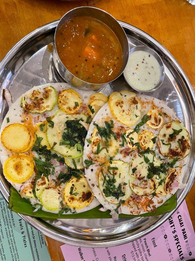 Uttapam With Chutneys