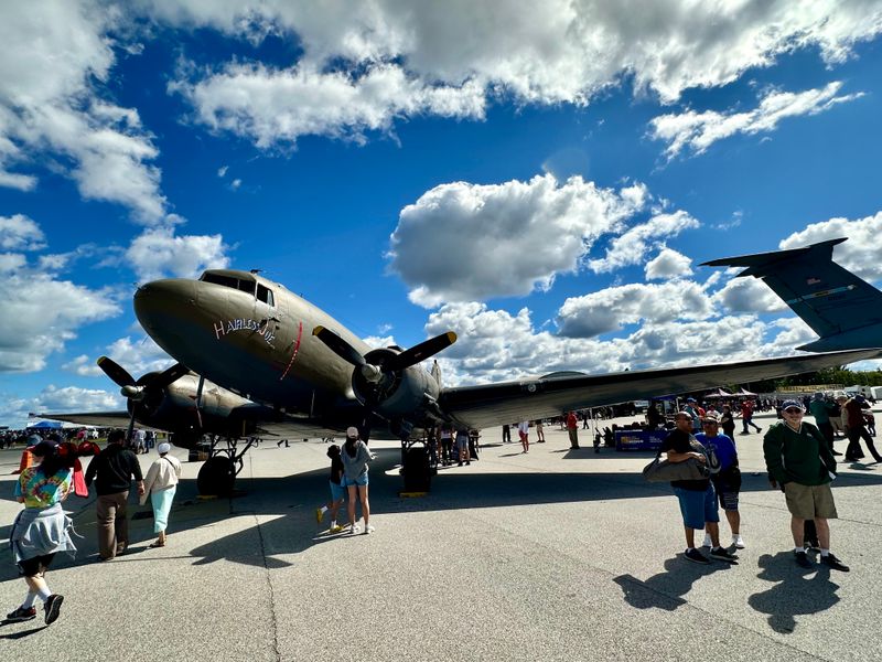 Aviator Nights at Burke Lakefront: Planes, Water, Skyline