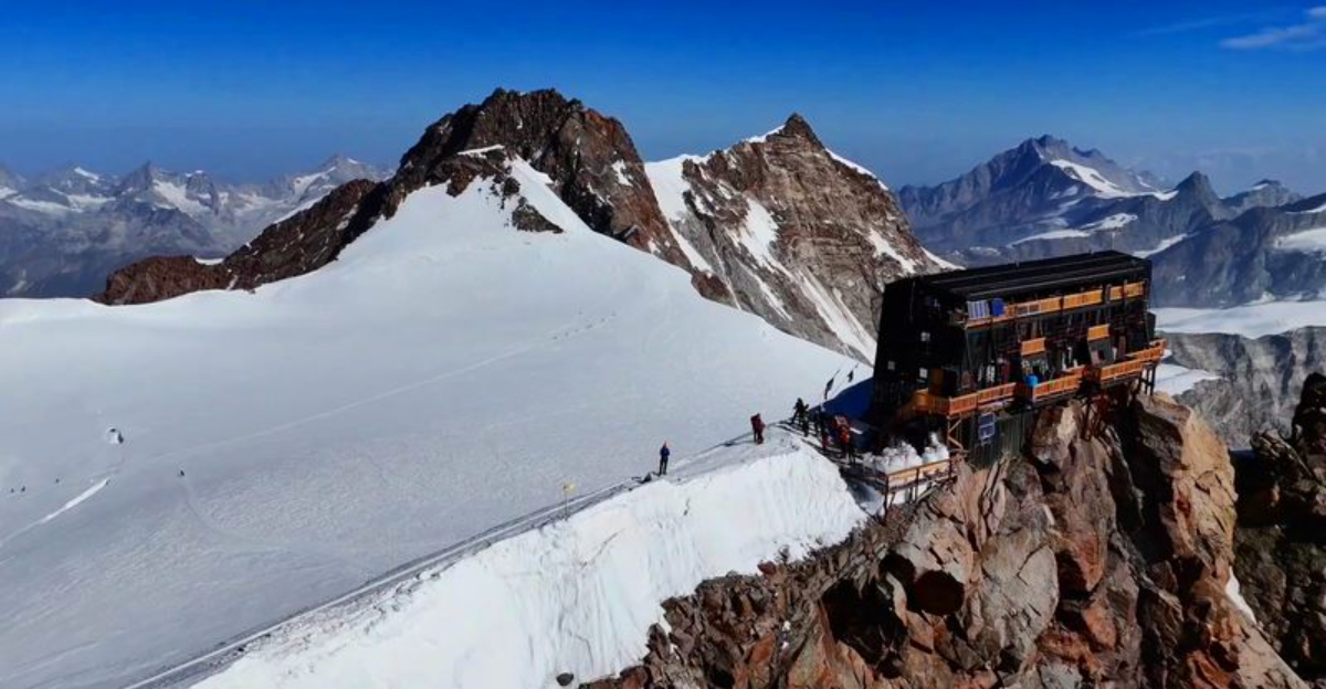 Europe’s “Highest Building” Isn’t a Skyscraper – It’s a Mountain Hut Near the Swiss Border