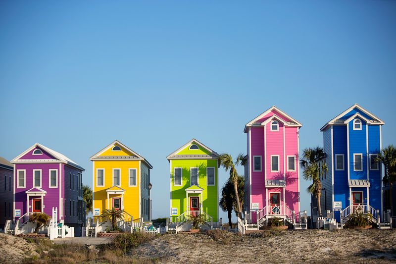 A Slow Evening Around The Bridge And Village