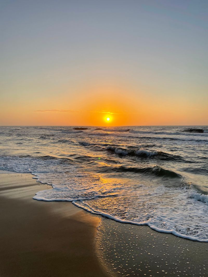 Sunrise On The Public Beach
