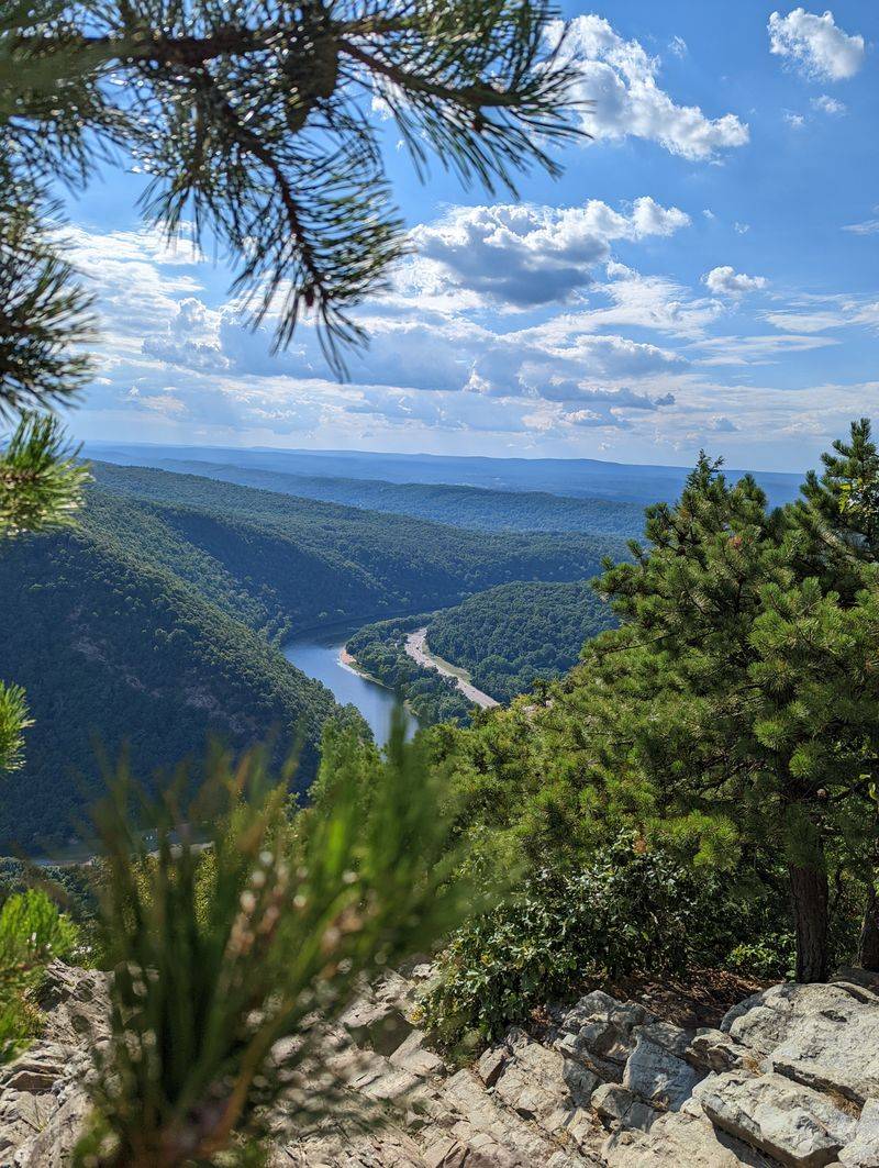 Climbing Toward Views On The Red Dot