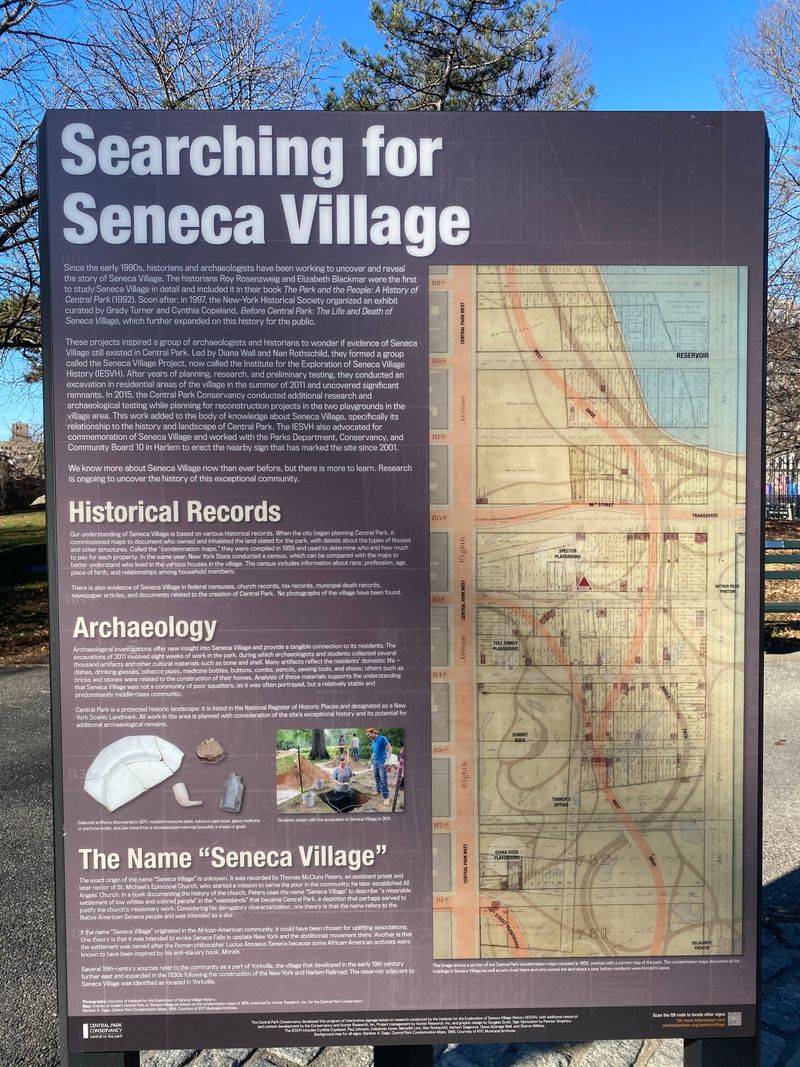 Seneca Village, New York City - The Neighborhood Central Park Erased