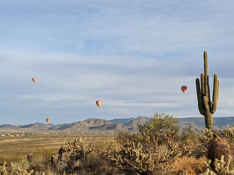 Phoenix & Sonoran Desert, Arizona — Sunrise over the Desert