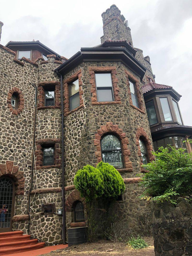 Built from local stone, so it looks like it belongs here