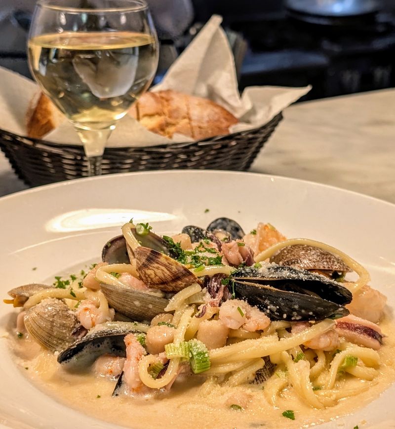 Seafood Linguine That Means Business