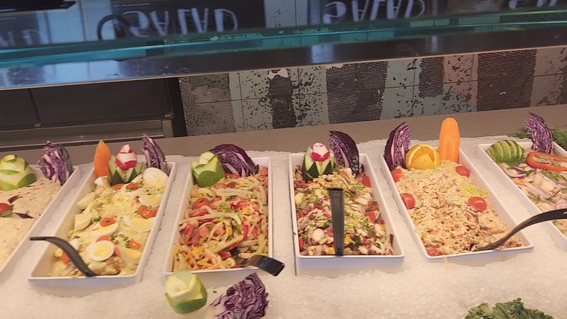 The Pasta Bar and Non-Seafood Options