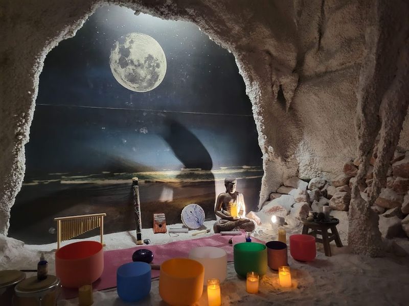Sound Healing in the Salt Cave