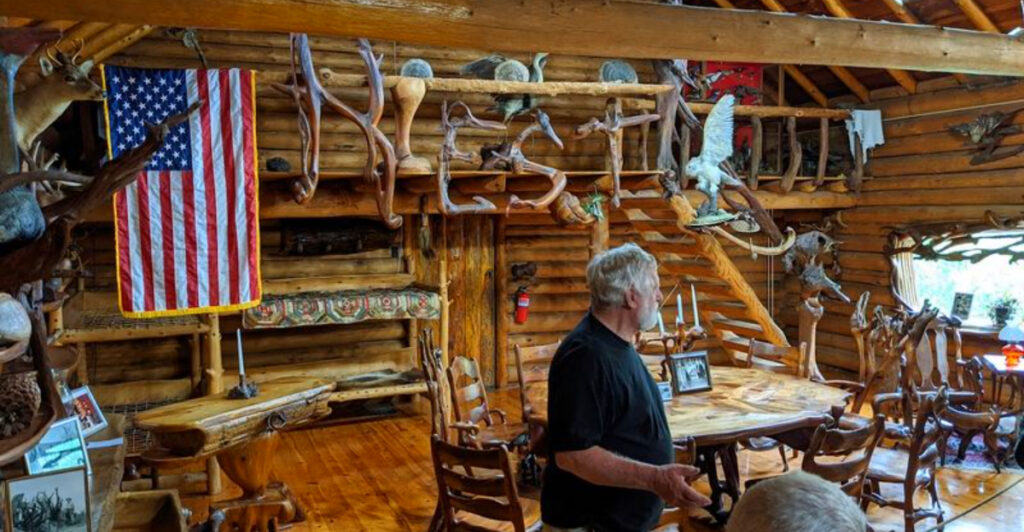Inside the Michigan Cabin Filled With 200 Handcrafted Pine Masterpieces