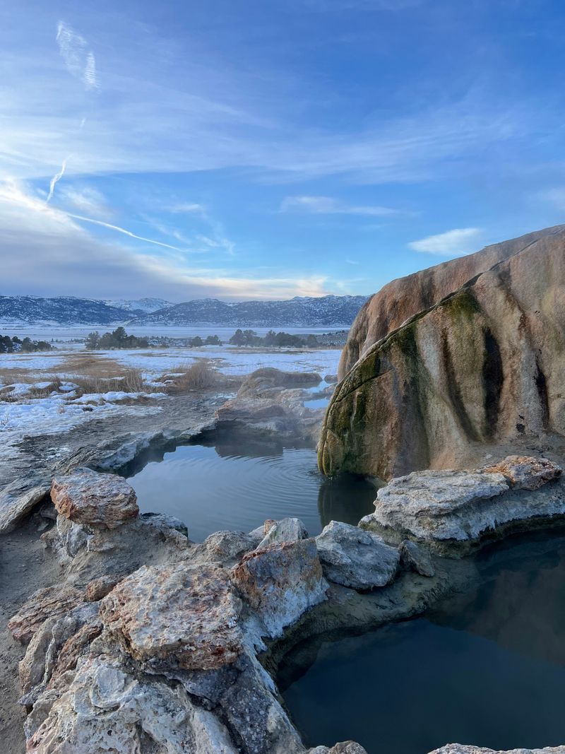 Travertine Hot Springs — Rustic Sierra Nevada Views