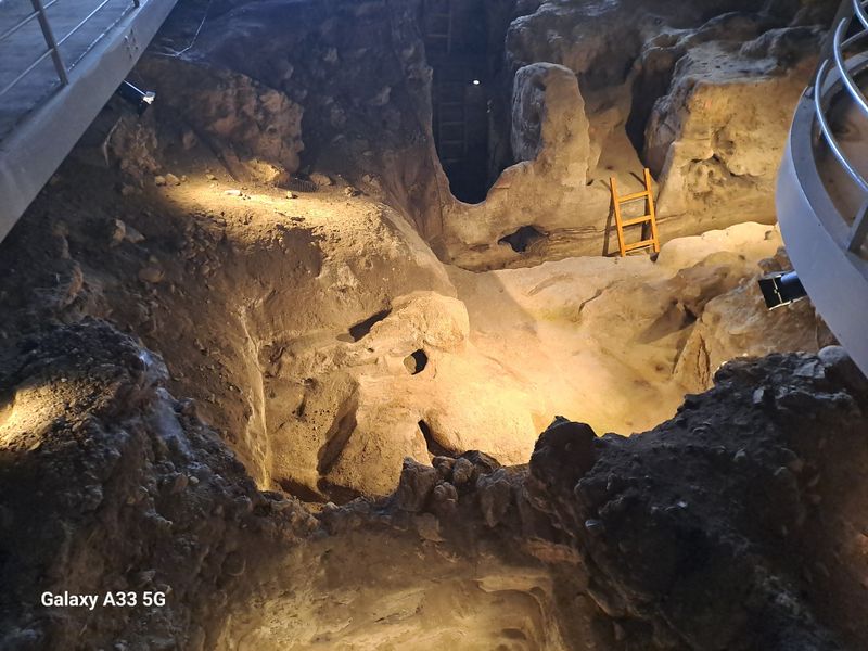 It holds an archaeological timeline that spans massive periods