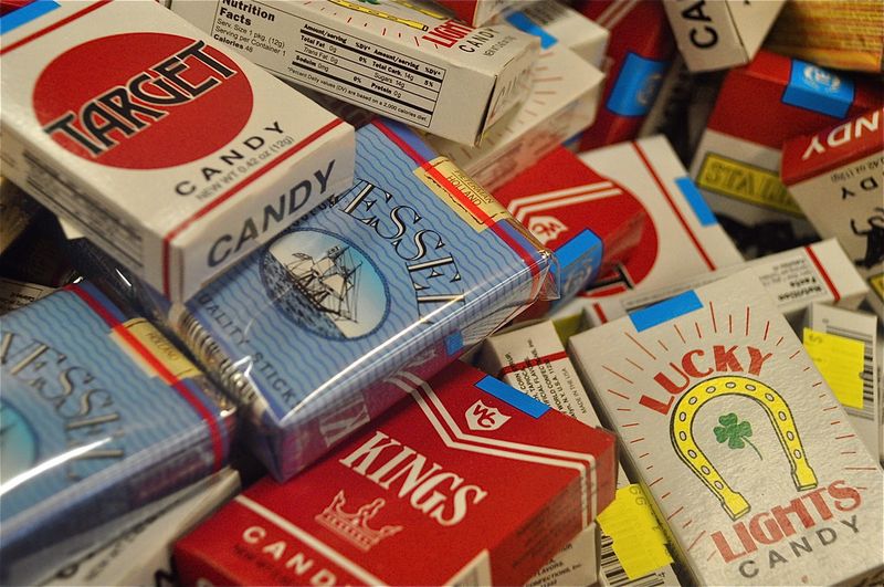 Candy Cigarettes ads