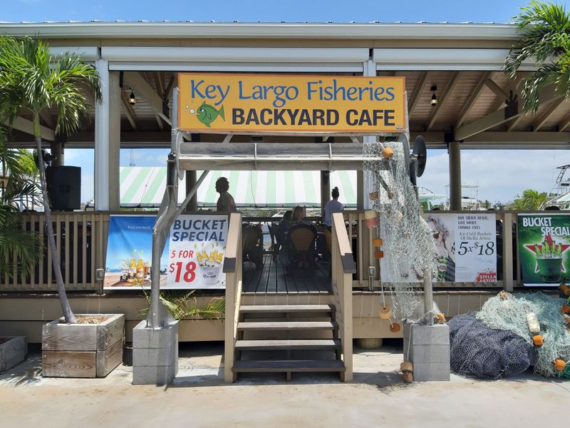 Key Largo Fisheries Backyard Cafe - Key Largo
