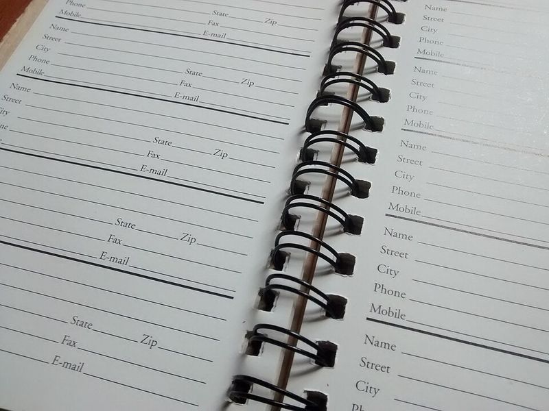 Keeping a Physical Address Book