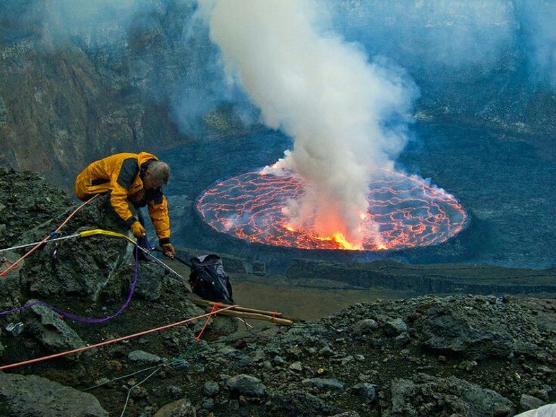 Nyiragongo Volcano, Democratic Republic of Congo