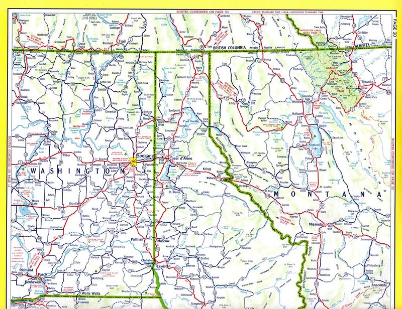 Navigating road trips with a road atlas