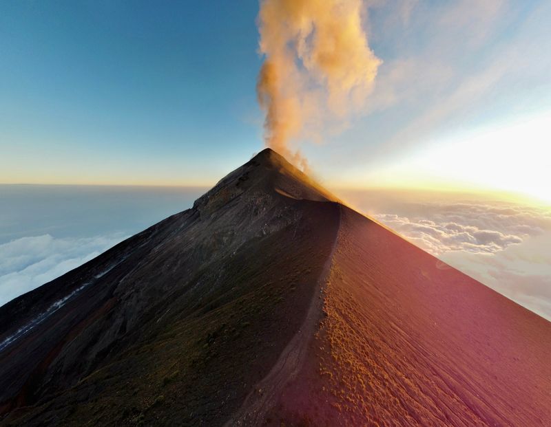 Fuego Volcano Viewing Points, Guatemala