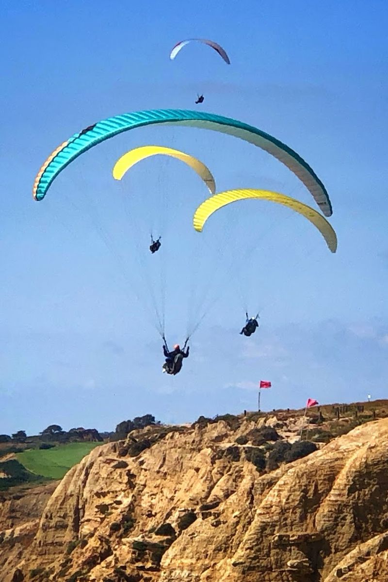 Paragliding Off Coastal Cliffs or Mountain Ridges