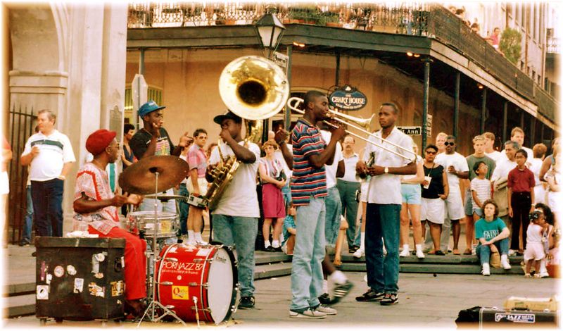New Orleans, Louisiana - Brass bands and beignets