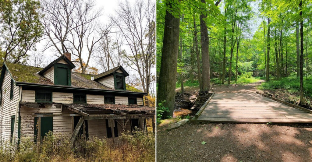 New Jersey’s Creepiest Trail Leads Straight Through the Ruins of a Lost Village