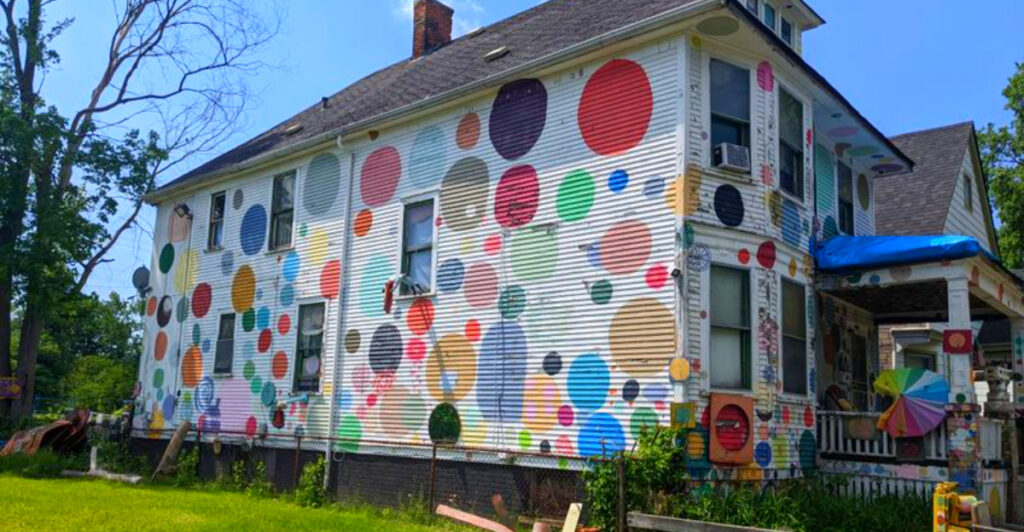 On Detroit’s East Side, This Open-Air Art Installation Stops Traffic