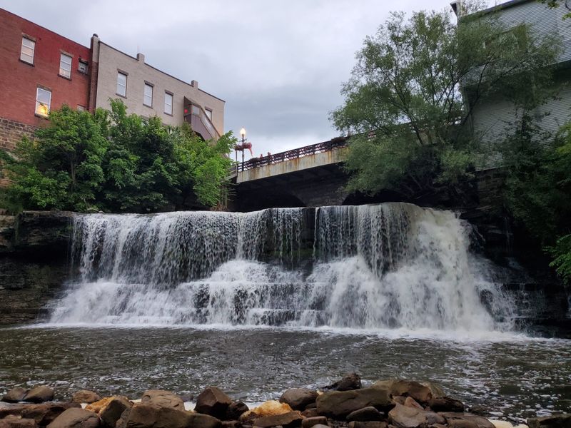 The Iconic Chagrin Falls Waterfall
