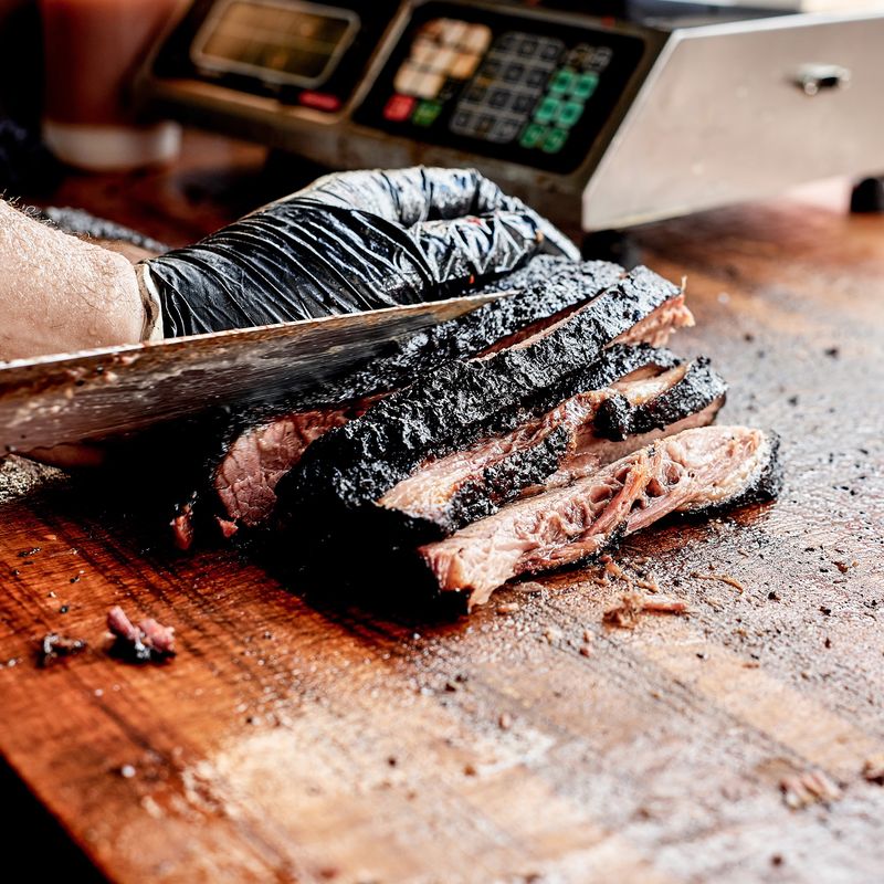 ZZQ Texas Craft Barbeque (Richmond) - The 'sell-out' smoke line in Scott's Addition