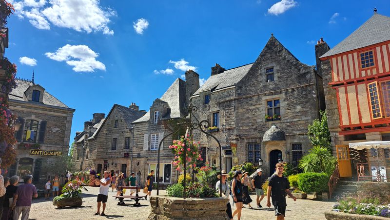 Rochefort-en-Terre, France — Flower-Filled Fairy Village